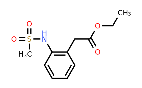 CAS 36064-30-9 | Ethyl 2-(Methylsulfonamido)phenylacetate