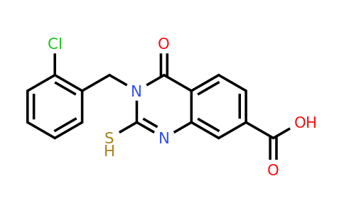 CAS 361150-31-4 | 3-[(2-chlorophenyl)methyl]-4-oxo-2-sulfanyl-3,4-dihydroquinazoline-7-carboxylic acid