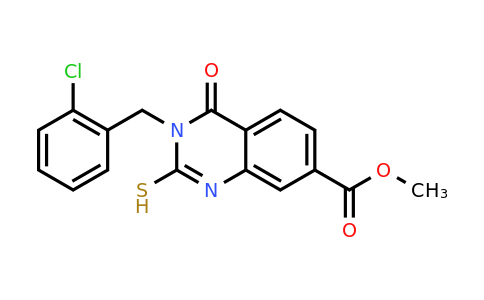 CAS 361150-59-6 | methyl 3-[(2-chlorophenyl)methyl]-4-oxo-2-sulfanyl-3,4-dihydroquinazoline-7-carboxylate