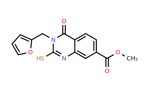 CAS 361158-21-6 | methyl 3-[(furan-2-yl)methyl]-4-oxo-2-sulfanyl-3,4-dihydroquinazoline-7-carboxylate