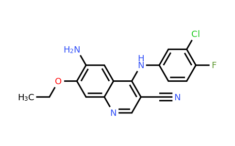 CAS 361162-95-0 | 6-Amino-4-((3-chloro-4-fluorophenyl)amino)-7-ethoxyquinoline-3-carbonitrile