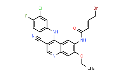 CAS 361162-96-1 | 4-Bromo-N-(4-((3-chloro-4-fluorophenyl)amino)-3-cyano-7-ethoxyquinolin-6-yl)but-2-enamide
