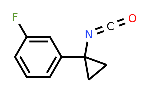 CAS 361211-22-5 | 1-Fluoro-3-(1-isocyanatocyclopropyl)benzene