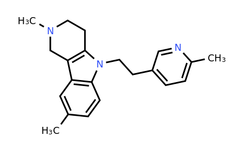 CAS 3613-73-8 | 2,8-Dimethyl-5-(2-(6-methylpyridin-3-yl)ethyl)-2,3,4,5-tetrahydro-1H-pyrido[4,3-b]indole