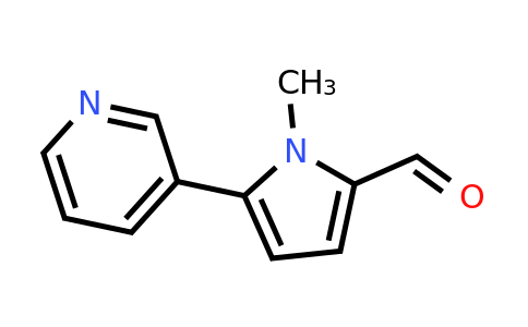 CAS 3614-77-5 | 1-Methyl-5-(pyridin-3-yl)-1H-pyrrole-2-carbaldehyde