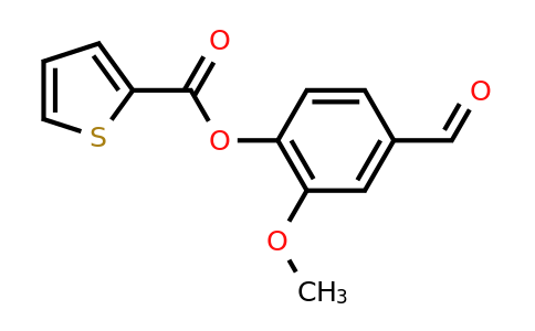 CAS 361472-61-9 | 4-formyl-2-methoxyphenyl thiophene-2-carboxylate