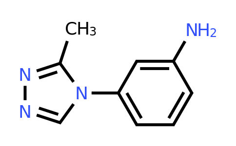CAS 361549-92-0 | 3-(3-methyl-4H-1,2,4-triazol-4-yl)aniline