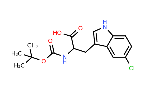 CAS 361576-61-6 | 2-((tert-butoxycarbonyl)amino)-3-(5-chloro-1H-indol-3-yl)propanoic acid