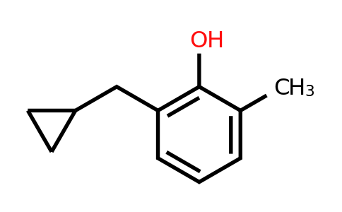 CAS 36161-15-6 | 2-(Cyclopropylmethyl)-6-methylphenol