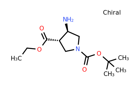 CAS 362489-56-3 | Trans-4-amino-1-N-BOC-3-pyrrolidinecarboxylic acid ethyl ester