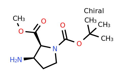 CAS 362492-34-0 | O1-tert-butyl O2-methyl (2S,3R)-3-aminopyrrolidine-1,2-dicarboxylate
