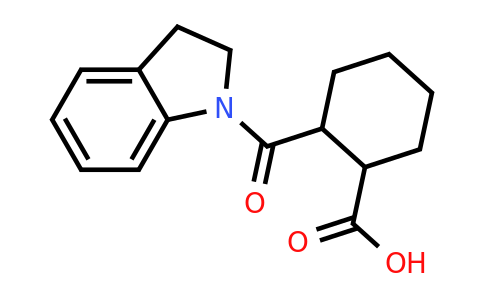 CAS 362609-85-6 | 2-(2,3-dihydro-1H-indole-1-carbonyl)cyclohexane-1-carboxylic acid