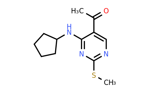CAS 362656-11-9 | 1-[4-(cyclopentylamino)-2-(methylsulfanyl)pyrimidin-5-yl]ethan-1-one