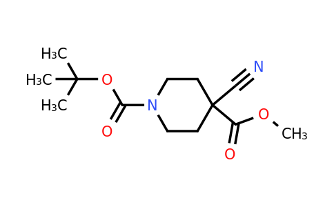 CAS 362703-34-2 | 1-tert-Butyl 4-methyl 4-cyanopiperidine-1,4-dicarboxylate