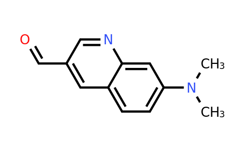 CAS 363135-52-8 | 7-(Dimethylamino)quinoline-3-carbaldehyde
