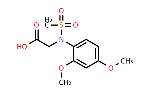 CAS 363572-86-5 | 2-(N-(2,4-Dimethoxyphenyl)methylsulfonamido)acetic acid