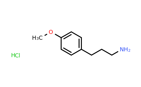 CAS 36397-51-0 | 3-(4-Methoxyphenyl)propan-1-amine hydrochloride