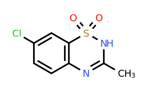 CAS 364-98-7 | 7-chloro-3-methyl-2H-1lambda6,2,4-benzothiadiazine-1,1-dione