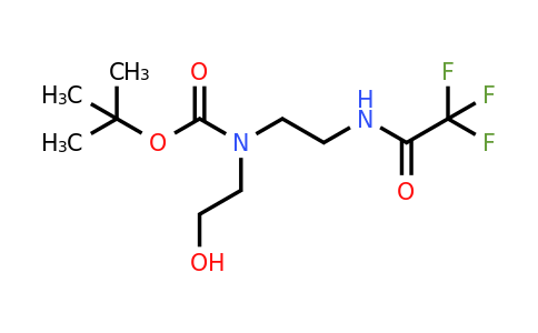 CAS 364056-55-3 | tert-butyl (2-hydroxyethyl)(2-(2,2,2-trifluoroacetamido)ethyl)carbamate