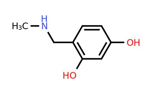 CAS 364365-60-6 | 4-((Methylamino)methyl)benzene-1,3-diol