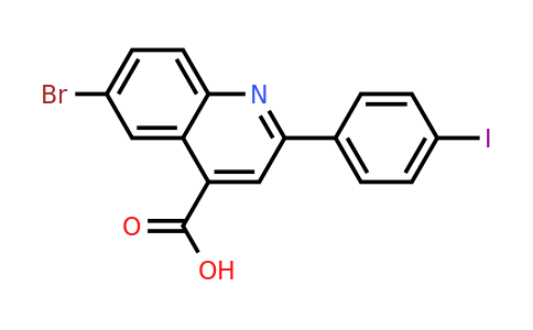CAS 364383-14-2 | 6-Bromo-2-(4-iodophenyl)quinoline-4-carboxylic acid