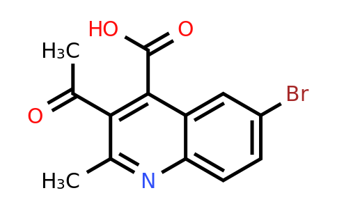 CAS 364600-10-2 | 3-Acetyl-6-bromo-2-methylquinoline-4-carboxylic acid
