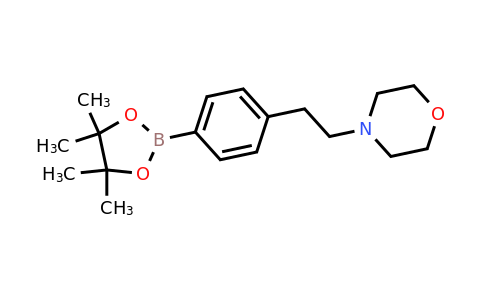 CAS 364794-81-0 | 4-(4-(4,4,5,5-Tetramethyl-1,3,2-dioxaborolan-2-YL)phenethyl)morpholine