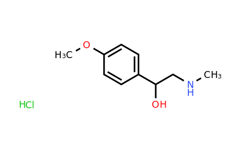 CAS 365-26-4 | 1-(4-methoxyphenyl)-2-(methylamino)ethan-1-ol hydrochloride