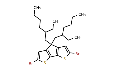 CAS 365547-21-3 | 2,6-Dibromo-4,4-bis(2-ethylhexyl)-4H-cyclopenta[1,2-b:5,4-b']dithiophene