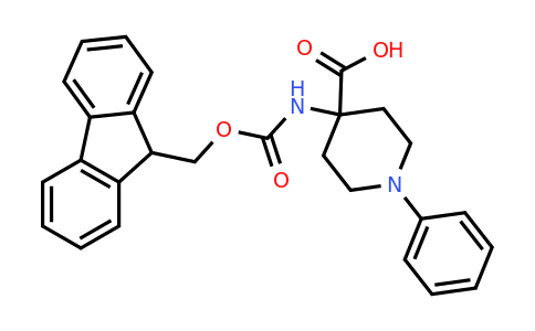 CAS 365550-97-6 | 4-(9H-Fluoren-9-ylmethoxycarbonylamino)-1-phenyl-piperidine-4-carboxylic acid