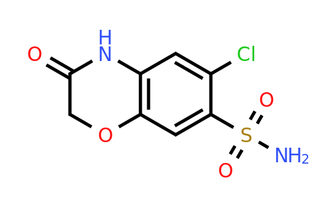 CAS 3656-85-7 | 6-chloro-3-oxo-3,4-dihydro-2H-1,4-benzoxazine-7-sulfonamide