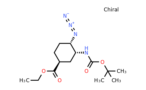 CAS 365997-34-8 | ethyl (1S,3R,4S)-4-azido-3-{[(tert-butoxy)carbonyl]amino}cyclohexane-1-carboxylate