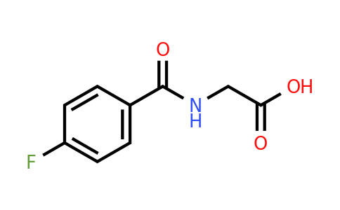 CAS 366-79-0 | 2-(4-Fluorobenzamido)acetic acid