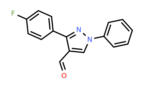 CAS 36640-40-1 | 3-(4-fluorophenyl)-1-phenyl-1H-pyrazole-4-carbaldehyde