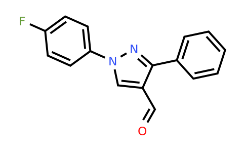 CAS 36640-47-8 | 1-(4-Fluorophenyl)-3-phenyl-1H-pyrazole-4-carbaldehyde