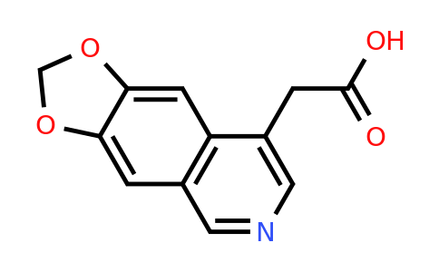 CAS 366446-04-0 | 2-([1,3]Dioxolo[4,5-g]isoquinolin-8-yl)acetic acid