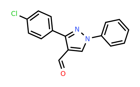 CAS 36663-00-0 | 3-(4-chlorophenyl)-1-phenyl-1H-pyrazole-4-carbaldehyde