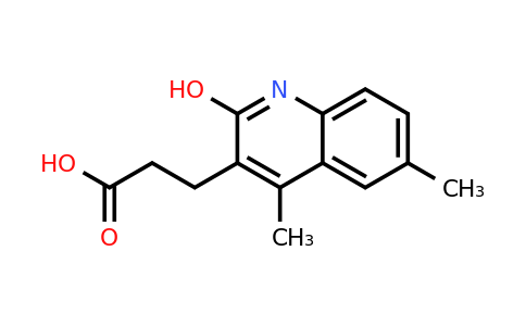 CAS 36796-92-6 | 3-(2-Hydroxy-4,6-dimethylquinolin-3-yl)propanoic acid