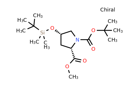 CAS 367966-45-8 | 1-tert-butyl 2-methyl (2S,4S)-4-[(tert-butyldimethylsilyl)oxy]pyrrolidine-1,2-dicarboxylate