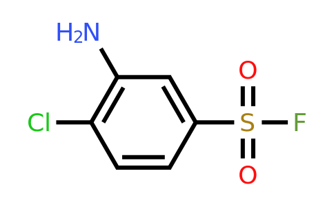 CAS 368-72-9 | 3-Amino-4-chlorobenzene-1-sulfonyl fluoride