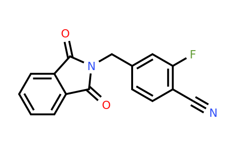 CAS 368426-72-6 | 4-((1,3-Dioxoisoindolin-2-yl)methyl)-2-fluorobenzonitrile