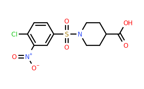 CAS 368427-83-2 | 1-[(4-Chloro-3-nitrophenyl)sulfonyl]-4-piperidinecarboxylic acid