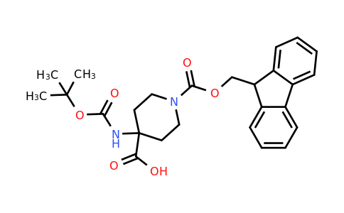 CAS 368866-07-3 | 4-(Boc-amino)-1-fmoc-piperidine-4-carboxylic acid