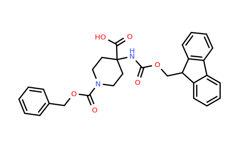 CAS 368866-10-8 | 4-(9H-Fluoren-9-ylmethoxycarbonylamino)-piperidine-1,4-dicarboxylic acid monobenzyl ester