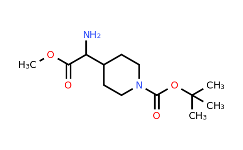 CAS 368866-12-0 | Tert-butyl 4-(1-amino-2-methoxy-2-oxoethyl)piperidine-1-carboxylate