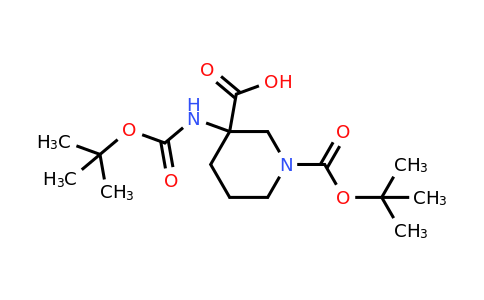 CAS 368866-18-6 | 1-BOC-3-BOC-Aminopiperidine-3-carboxylic acid