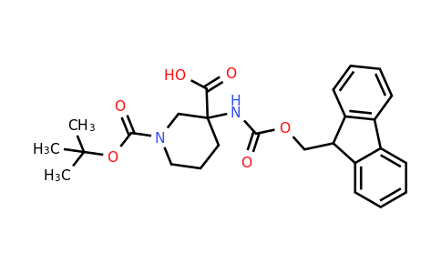 CAS 368866-21-1 | 3-(9H-Fluoren-9-ylmethoxycarbonylamino)-piperidine-1,3-dicarboxylic acid 1-tert-butyl ester