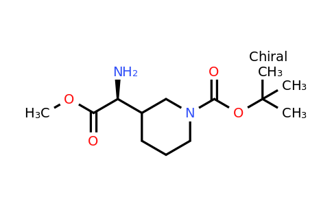 CAS 368866-23-3 | tert-butyl 3-[(1S)-1-amino-2-methoxy-2-oxo-ethyl]piperidine-1-carboxylate