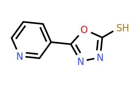 CAS 3690-46-8 | 5-(pyridin-3-yl)-1,3,4-oxadiazole-2-thiol