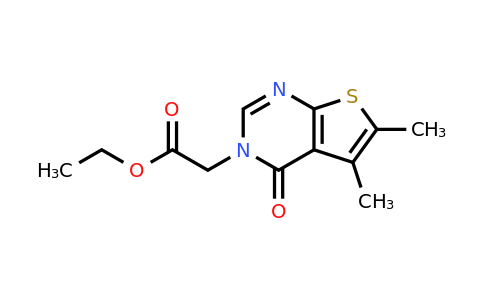 CAS 369397-75-1 | ethyl 2-{5,6-dimethyl-4-oxo-3H,4H-thieno[2,3-d]pyrimidin-3-yl}acetate